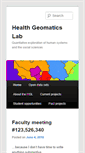 Mobile Screenshot of healthgeomatics.com